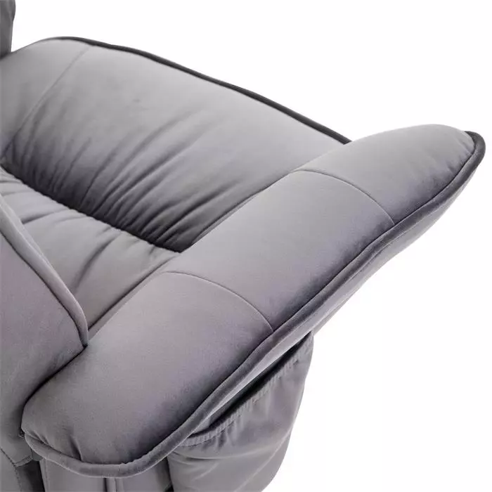 IDIMEX Relaxsessel CHARLES Mit Hocker Und Samtstoff Bezug In Grau 8 IDIMEX Relaxsessel CHARLES Mit Hocker Und Samtstoff Bezug In Grau – Bild 6