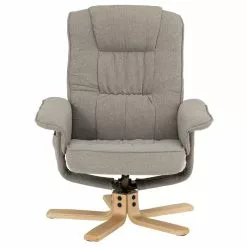 IDIMEX Relaxsessel CHARLY Mit Hocker Und Stoffbezug In Grau -Sitzmöbel Verkaufsgeschäft 31098 2 N1