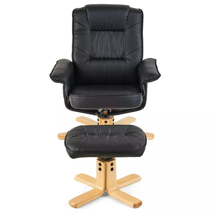 IDIMEX Relaxsessel CHARLY Mit Hocker Und Kunstleder In Schwarz 6 IDIMEX Relaxsessel CHARLY Mit Hocker Und Kunstleder In Schwarz – Bild 4