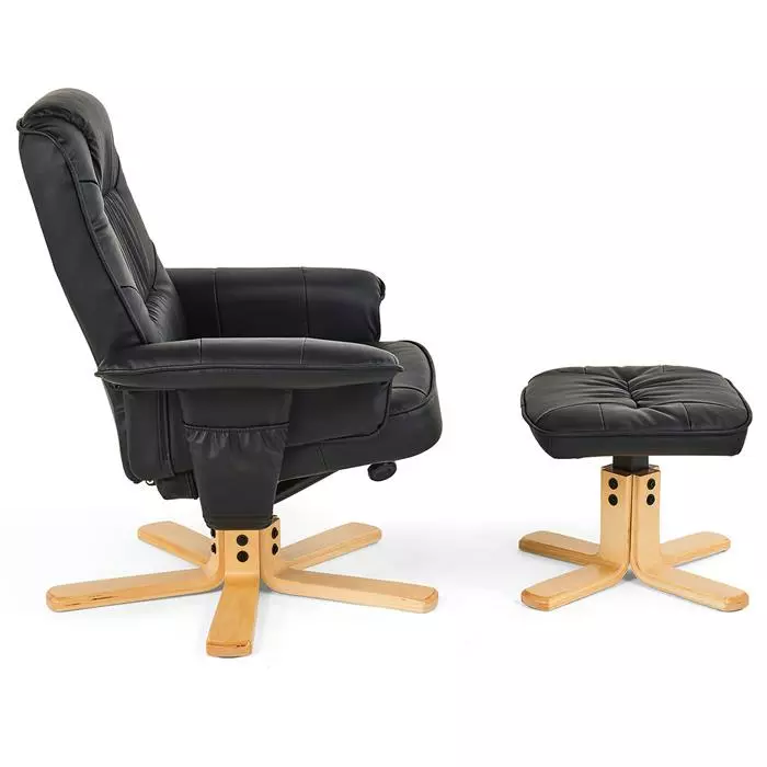 IDIMEX Relaxsessel CHARLY Mit Hocker Und Kunstleder In Schwarz 7 IDIMEX Relaxsessel CHARLY Mit Hocker Und Kunstleder In Schwarz – Bild 5