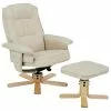 IDIMEX Relaxsessel CHARLY Mit Hocker Und Kunstleder In Beige -Sitzmöbel Verkaufsgeschäft 31102 0 N1