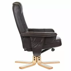IDIMEX Relaxsessel CHARLY Mit Hocker Und Kunstleder In Braun -Sitzmöbel Verkaufsgeschäft 31103 2 N