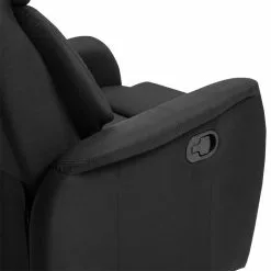 IDIMEX Fernsehsessel RELAJO Mit Stoffbezug In Schwarz -Sitzmöbel Verkaufsgeschäft 31122 13