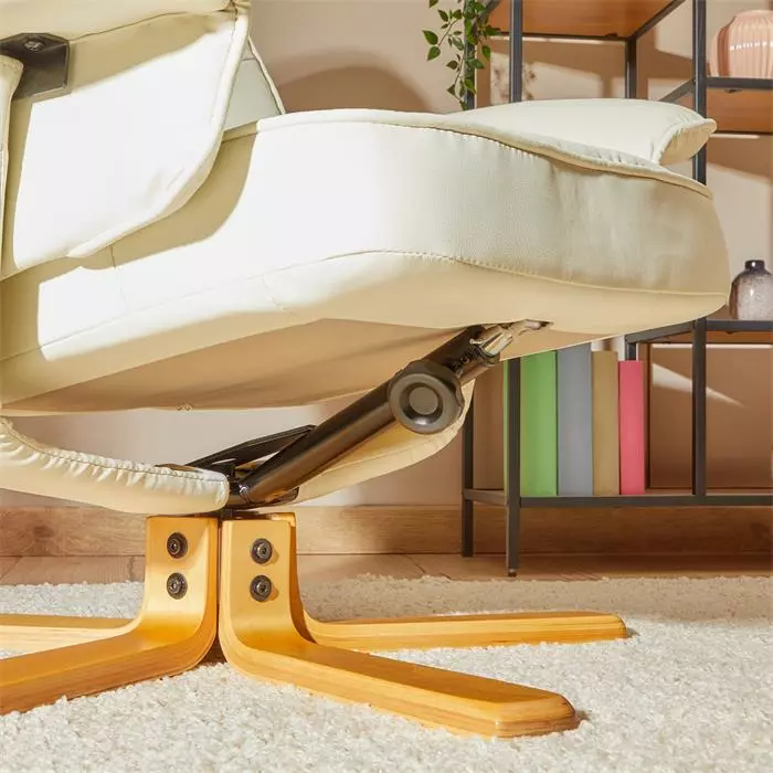 IDIMEX Relaxsessel CHARLY Mit Hocker Und Kunstleder In Weiß 7 IDIMEX Relaxsessel CHARLY Mit Hocker Und Kunstleder In Weiß – Bild 5