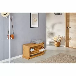 IDIMEX Schuhbank TEQUILA, Kiefer Massiv, Mexiko -Sitzmöbel Verkaufsgeschäft 42030 A1