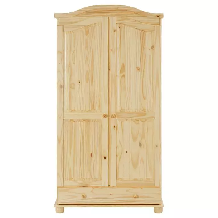 IDIMEX Kleiderschrank BERGEN Mit 2 Türen, Kiefer Natur 4 IDIMEX Kleiderschrank BERGEN Mit 2 Türen, Kiefer Natur – Bild 2