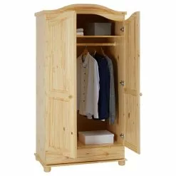 IDIMEX Kleiderschrank BERGEN Mit 2 Türen, Kiefer Natur 10 IDIMEX Kleiderschrank BERGEN Mit 2 Türen, Kiefer Natur -Sitzmöbel Verkaufsgeschäft 8070 2 N1
