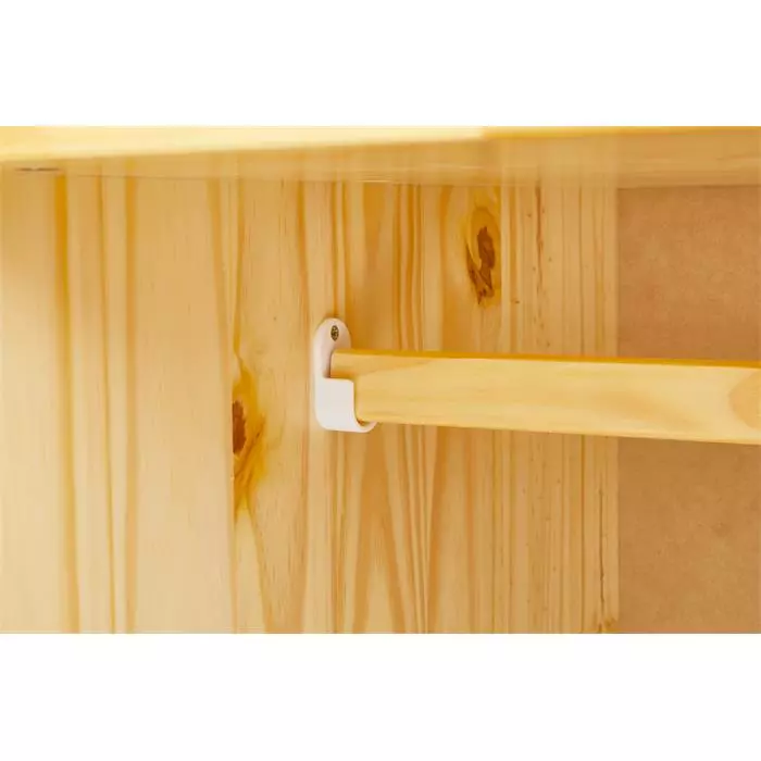 IDIMEX Kleiderschrank BERGEN Mit 2 Türen, Kiefer Natur 7 IDIMEX Kleiderschrank BERGEN Mit 2 Türen, Kiefer Natur – Bild 5