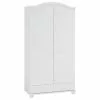 IDIMEX Kleiderschrank BERGEN Mit 2 Türen, Kiefer Weiß