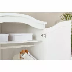 IDIMEX Kleiderschrank BERGEN Mit 2 Türen, Kiefer Weiß -Sitzmöbel Verkaufsgeschäft 8071 A4