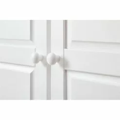 IDIMEX Kleiderschrank BERGEN Mit 2 Türen, Kiefer Weiß -Sitzmöbel Verkaufsgeschäft 8071 A6