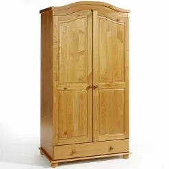 IDIMEX Kleiderschrank BERGEN Mit 2 Türen, Kiefer Honigfarben