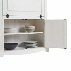 IDIMEX Weinschrank TEQUILA, Kiefer Massiv Weiß/braun, Mexiko Möbel -Sitzmöbel Verkaufsgeschäft 81266 5