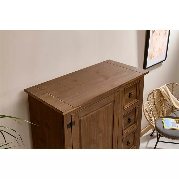 IDIMEX Brotschrank TEQUILA,Kiefer Massiv Braun, Mexiko Stil 6 IDIMEX Brotschrank TEQUILA,Kiefer Massiv Braun, Mexiko Stil – Bild 4