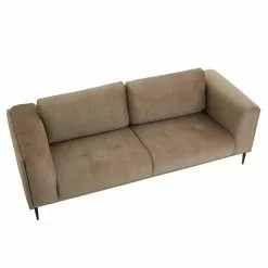 CARO-Möbel Sofa MAGNA Dreisitzer, Samt In Mocca 10 CARO-Möbel Sofa MAGNA Dreisitzer, Samt In Mocca -Sitzmöbel Verkaufsgeschäft 92003 3