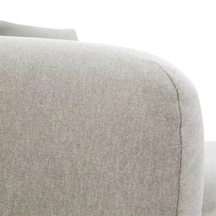 CARO-Möbel Ecksofa NUBES Inkl. Kissen, Chenille In Hellgrau 7 CARO-Möbel Ecksofa NUBES Inkl. Kissen, Chenille In Hellgrau – Bild 5