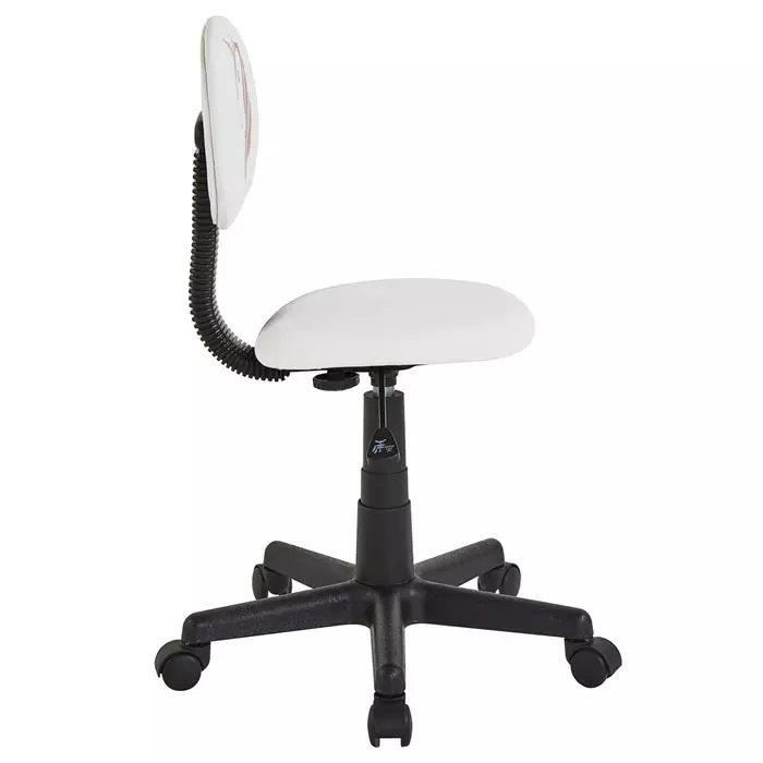 CARO-Möbel Drehstuhl UNICORN Für Kinder, Höhenverstellbar, Kunstleder In Weiß 7 CARO-Möbel Drehstuhl UNICORN Für Kinder, Höhenverstellbar, Kunstleder In Weiß – Bild 5