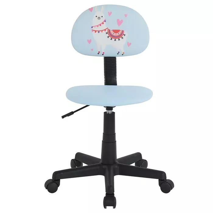 CARO-Möbel Drehstuhl ALPACA Für Kinder, Höhenverstellbar, Kunstleder In Hellblau 6 CARO-Möbel Drehstuhl ALPACA Für Kinder, Höhenverstellbar, Kunstleder In Hellblau – Bild 4