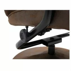 CARO-Möbel Relaxsessel DAKOTA Mit Hocker Und Stoffbezug Im Wildleder Look / Braun -Sitzmöbel Verkaufsgeschäft 93873 5