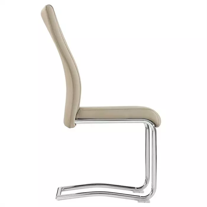 CARO-Möbel 4er Esszimmerstuhl Set LOANO In Braun 4 CARO-Möbel 4er Esszimmerstuhl Set LOANO In Braun – Bild 2