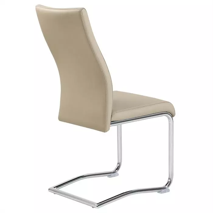 CARO-Möbel 4er Esszimmerstuhl Set LOANO In Braun 5 CARO-Möbel 4er Esszimmerstuhl Set LOANO In Braun – Bild 3