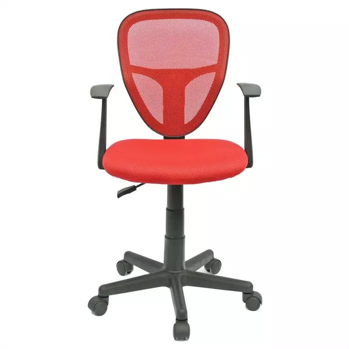 CARO-Möbel Kinderdrehstuhl STUDIO In Rot Mit Armlehnen 4 CARO-Möbel Kinderdrehstuhl STUDIO In Rot Mit Armlehnen – Bild 2