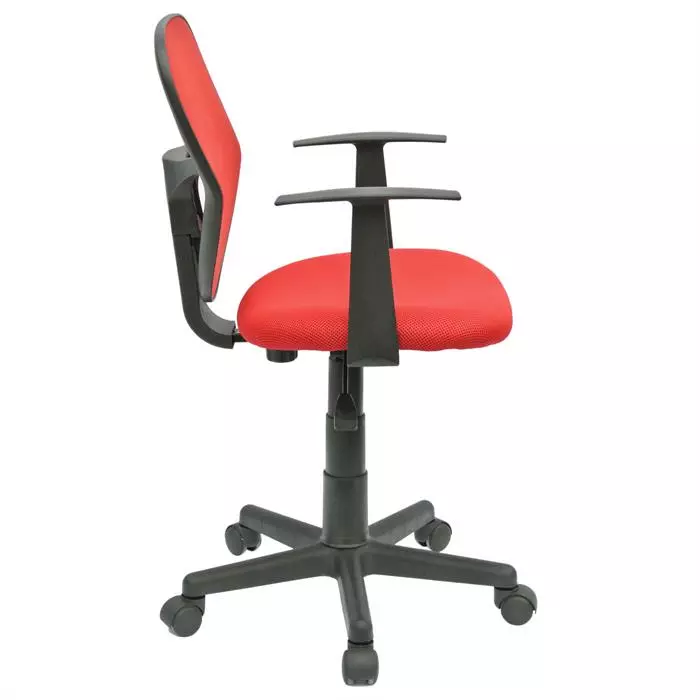 CARO-Möbel Kinderdrehstuhl STUDIO In Rot Mit Armlehnen 5 CARO-Möbel Kinderdrehstuhl STUDIO In Rot Mit Armlehnen – Bild 3