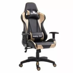 CARO-Möbel Bürodrehstuhl GAMING In Schwarz/gold