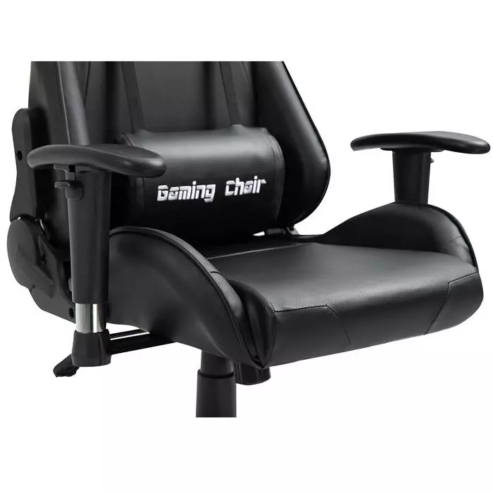 CARO-Möbel Bürodrehstuhl GAMING In Schwarz/schwarz 7 CARO-Möbel Bürodrehstuhl GAMING In Schwarz/schwarz – Bild 5