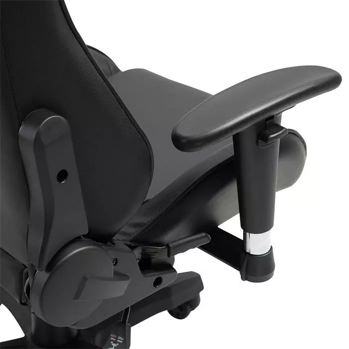 CARO-Möbel Bürodrehstuhl GAMING In Schwarz/schwarz 8 CARO-Möbel Bürodrehstuhl GAMING In Schwarz/schwarz – Bild 6