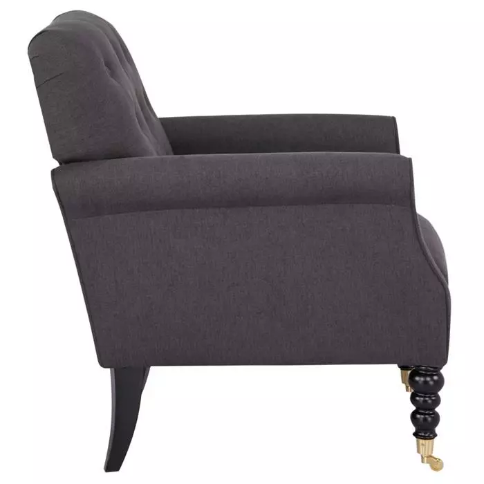 CARO-Möbel Polstersessel ARJANA Stoffbezug In Dunkelgrau 8 CARO-Möbel Polstersessel ARJANA Stoffbezug In Dunkelgrau – Bild 6