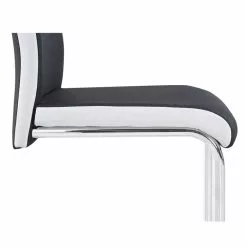 CARO-Möbel Esszimmerstuhl ALBA Im 4er Set In Schwarz-weiß -Sitzmöbel Verkaufsgeschäft 94146 3