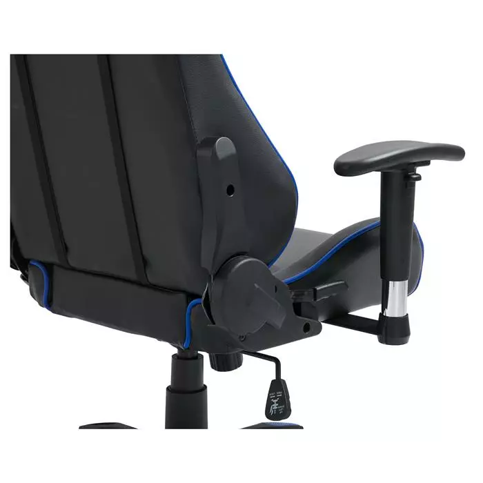 CARO-Möbel Bürodrehstuhl GAMING In Schwarz/blau 6 CARO-Möbel Bürodrehstuhl GAMING In Schwarz/blau – Bild 4