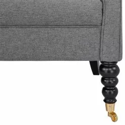 CARO-Möbel Polstersessel ARJANA Stoffbezug In Grau -Sitzmöbel Verkaufsgeschäft 94254 2