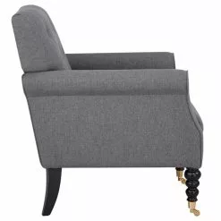 CARO-Möbel Polstersessel ARJANA Stoffbezug In Grau -Sitzmöbel Verkaufsgeschäft 94254 5
