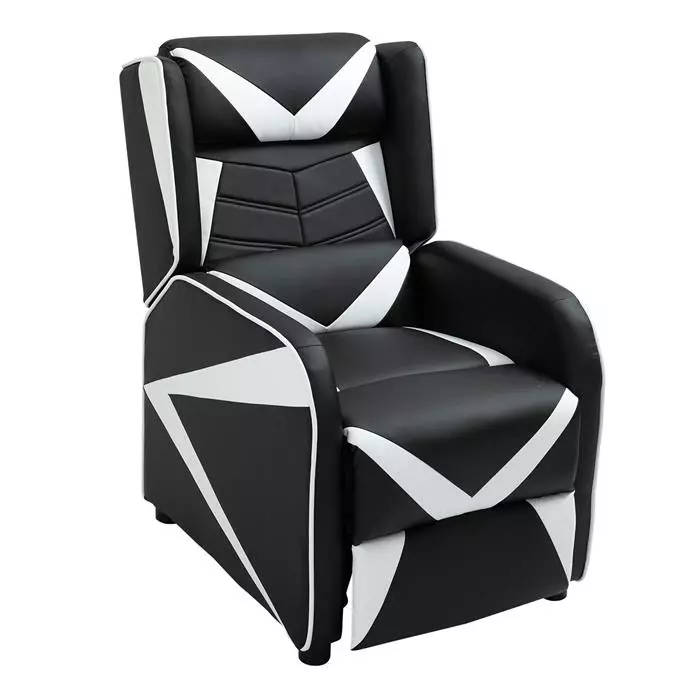 CARO-Möbel Gaming Relaxsessel ARROW In Schwarz/weiß, Bezug Aus Lederimitat 3 CARO-Möbel Gaming Relaxsessel ARROW In Schwarz/weiß, Bezug Aus Lederimitat