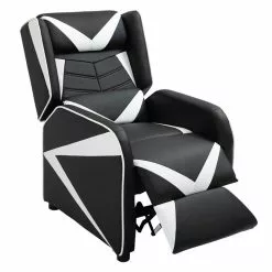 CARO-Möbel Gaming Relaxsessel ARROW In Schwarz/weiß, Bezug Aus Lederimitat 10 CARO-Möbel Gaming Relaxsessel ARROW In Schwarz/weiß, Bezug Aus Lederimitat -Sitzmöbel Verkaufsgeschäft 94330 2