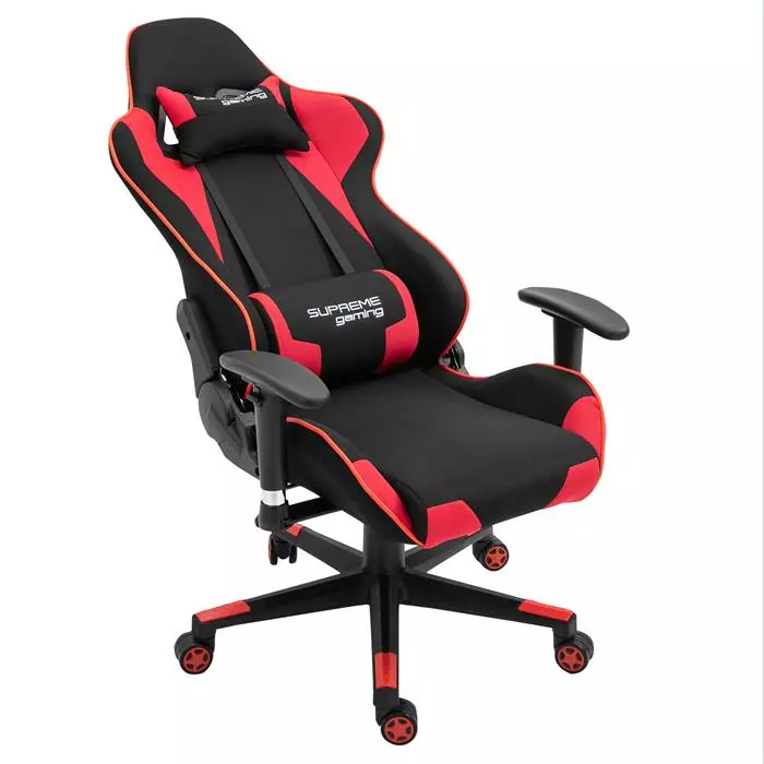 CARO-Möbel Bürodrehstuhl BOOST In Schwarz/rot 6 CARO-Möbel Bürodrehstuhl BOOST In Schwarz/rot – Bild 4