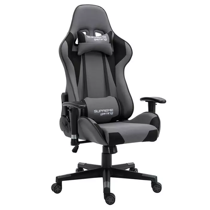 CARO-Möbel Bürodrehstuhl BOOST In Grau/schwarz 3 CARO-Möbel Bürodrehstuhl BOOST In Grau/schwarz