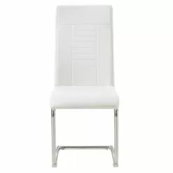 CARO-Möbel 4er Esszimmerstuhl Set LOANO In Weiß -Sitzmöbel Verkaufsgeschäft 94631 4