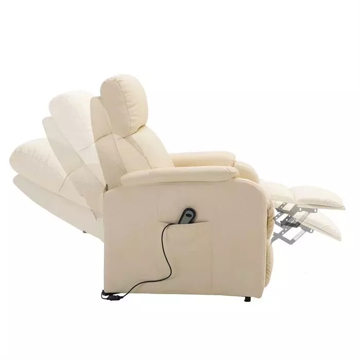 CARO-Möbel Fernsehsessel SENIOR Mit Aufstehfunktion In Beige 4 CARO-Möbel Fernsehsessel SENIOR Mit Aufstehfunktion In Beige – Bild 2