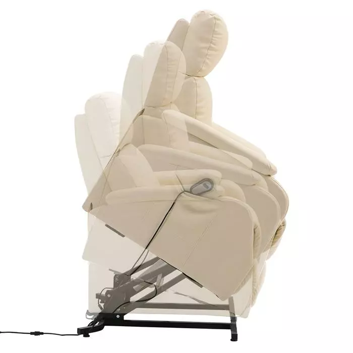 CARO-Möbel Fernsehsessel SENIOR Mit Aufstehfunktion In Beige 6 CARO-Möbel Fernsehsessel SENIOR Mit Aufstehfunktion In Beige – Bild 4