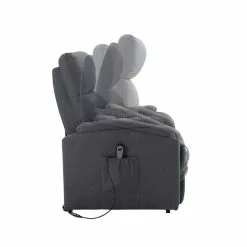 CARO-Möbel Fernsehsessel RETIRE Mit Aufstehfunktion In Grau -Sitzmöbel Verkaufsgeschäft 94838 33