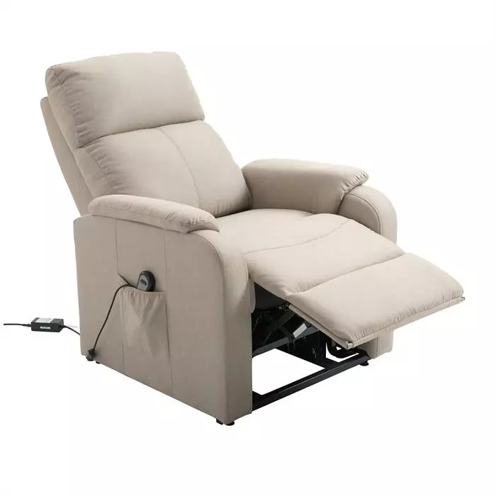 CARO-Möbel Fernsehsessel RETIRE Mit Aufstehfunktion In Braun/beige 4 CARO-Möbel Fernsehsessel RETIRE Mit Aufstehfunktion In Braun/beige – Bild 2