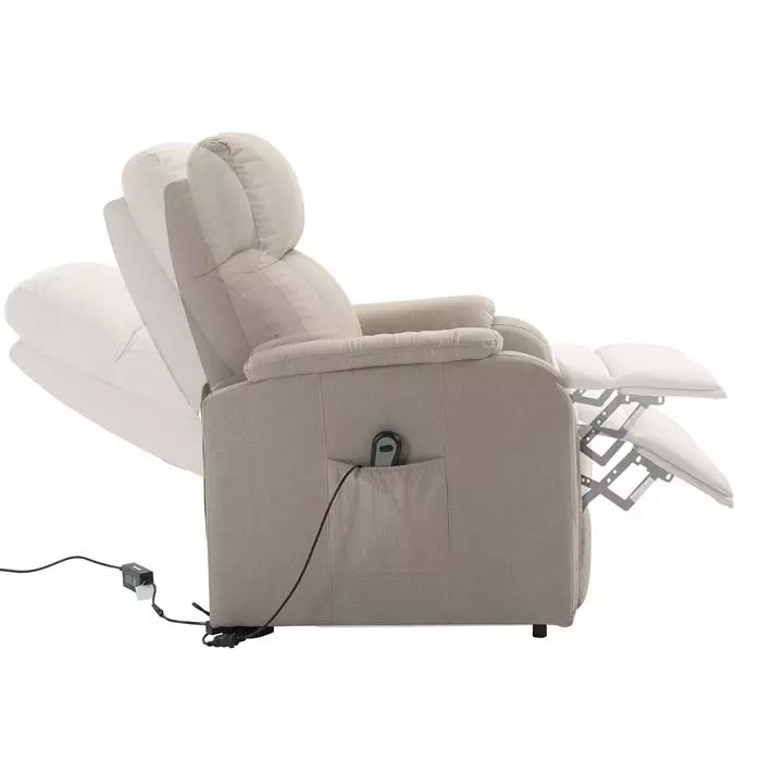 CARO-Möbel Fernsehsessel RETIRE Mit Aufstehfunktion In Braun/beige 5 CARO-Möbel Fernsehsessel RETIRE Mit Aufstehfunktion In Braun/beige – Bild 3