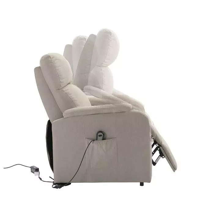 CARO-Möbel Fernsehsessel RETIRE Mit Aufstehfunktion In Braun/beige 6 CARO-Möbel Fernsehsessel RETIRE Mit Aufstehfunktion In Braun/beige – Bild 4