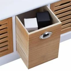 CARO-Möbel Sitzbank TRIENT In Weiß/natur, 3 Schubkästen 11 CARO-Möbel Sitzbank TRIENT In Weiß/natur, 3 Schubkästen -Sitzmöbel Verkaufsgeschäft 94884 SansC 03