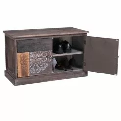 CARO-Möbel Schuhbank MARA Braun/grau Lackiert 10 CARO-Möbel Schuhbank MARA Braun/grau Lackiert -Sitzmöbel Verkaufsgeschäft 94891 2