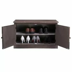 CARO-Möbel Schuhbank MARA Braun/grau Lackiert 11 CARO-Möbel Schuhbank MARA Braun/grau Lackiert -Sitzmöbel Verkaufsgeschäft 94891 3