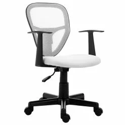 CARO-Möbel Kinderdrehstuhl STUDIO In Weiß Mit Armlehnen